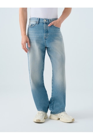 Loose Baggy Fit Erkek Pantolon Denim