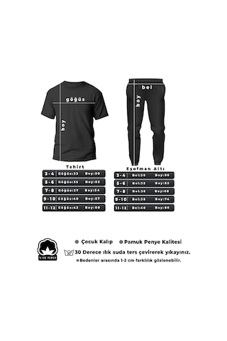 Çocuk Butterfly Alt - Üst Eşofman Takımı Kırmızı