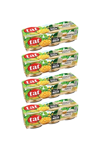 Tat Mısır 3x210 Gr X 4 Adet