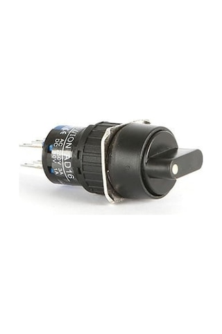 16mm 1-0-2 Yuvarlak Kalıcı Mandal Buton 2no+2nc