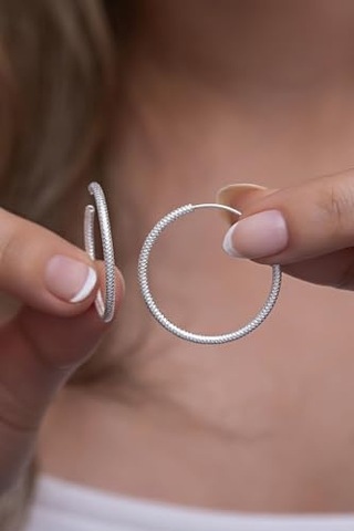 Silver 925 Ayar Gümüş Rose Özel Tasarım Kupe Altın
