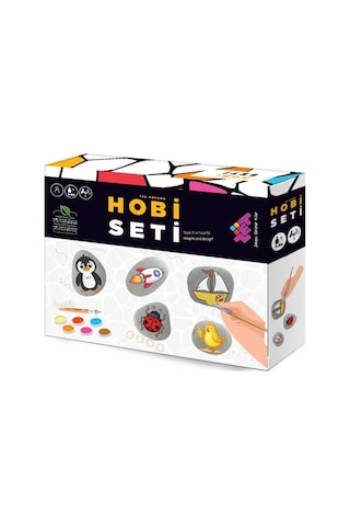 Hobi Seti Taş Boyama 3+ Yaş 1+ Oyuncu