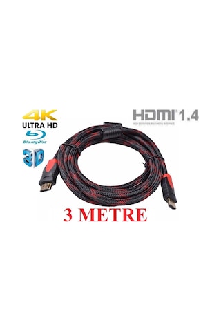 SpeedUF Hdmi Kablosu 1.4b 3D Lcd Monitör Tv Bağlantı Kablosu 3 MT