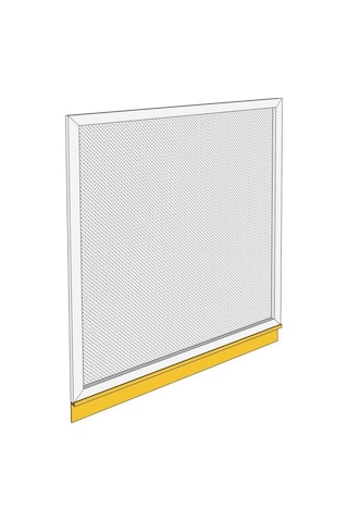 Kupa Tools Hazır Pencere Sinekliği Çift Kanat 1.25mm, 150 Cm Cırtlı