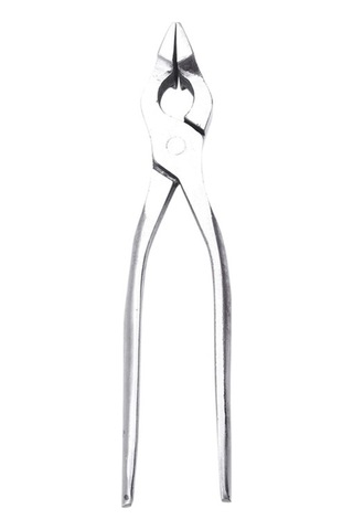 Ccgloball Saplı Deri Pense Çelik Diy Kenar Ayar Presi Düzleştirilmiş Forseps