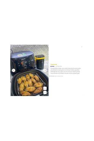 Philips Uyumlu Xxl Hd 9870/20 - Hd9650/90 Airfryer Aksesuar Izgara T