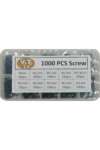 YATE10 1000x Set Telefon,Gözlük,Tablet Vida Seti Kutulu