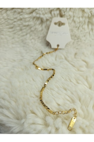 Stainless Steel Modern Çelik Bileklik Gold