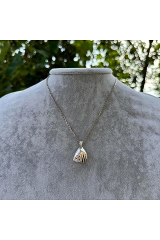 925 Ayar Gümüş Beyzbol Eldiveni Kolye - El Yapımı Spor Kolye - Beyzbol Tutkunları İçin Minimalist Takı - Sporculara Hediye Gümüş