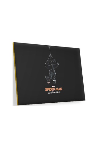 Cakasepetim Spiderman Evden Uzakta Ters Askı Ahşap Mdf Tablo