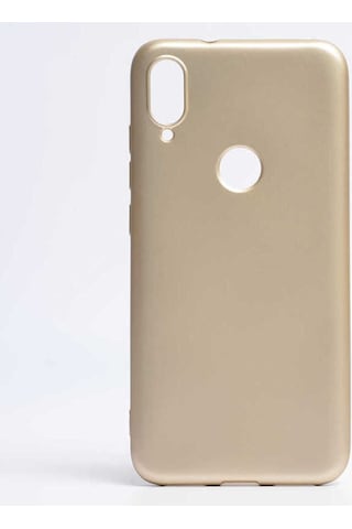 Xiaomi Mi Play Kılıf Zore Premier Silikon Kapak Gold