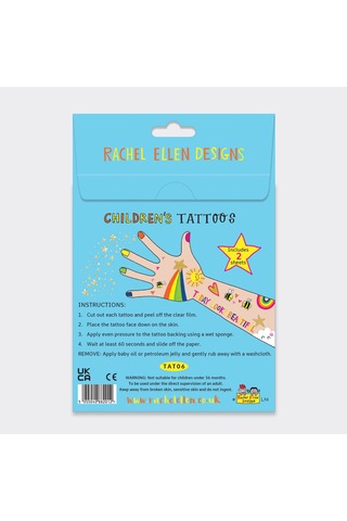 Rachel Ellen - Sunny Days Çocuk Geçici Dövmeler