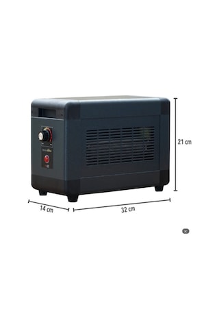 Mini 2000w Monofaze Elektrikli Fanlı Isıtıcı Füme