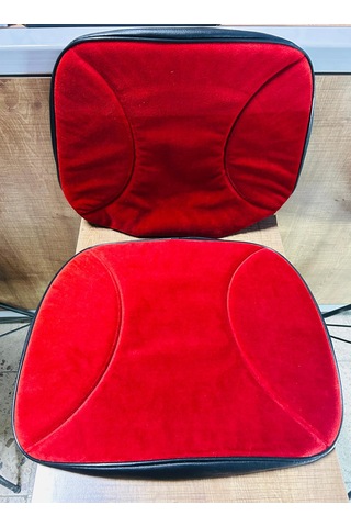 Massey Ferguson 135 Kırmızı Desen Asgari Branda Düz Kırmızı Koltuk Kılıfı Takım