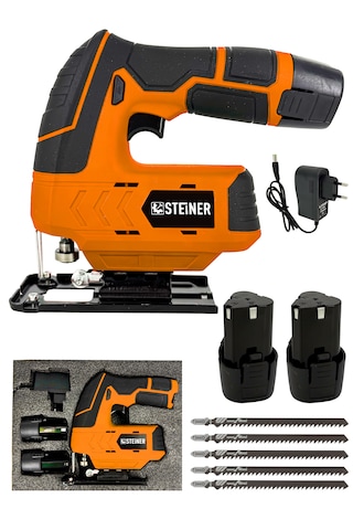 Steiner Stn-12V 3.0AH Li-ion Çift Akülü Şarjlı Dekupaj Testere