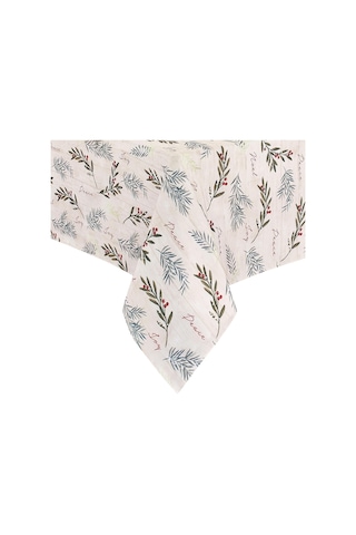 Elrene Home Fashions Tatil Ağacı Süslemeleri Kumaş Masa Örtüsü, Noel Masa Örtüsü, 152,8 Cm X 300,8 Cm, Dikdörtgen Çok Renkli