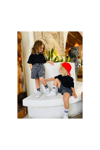 Poala Kids Antrasit Unisex Balloon Şort