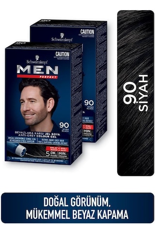 Schwarzkopf Men Perfect Saç Boyası 90 - Siyah X 2 Adet