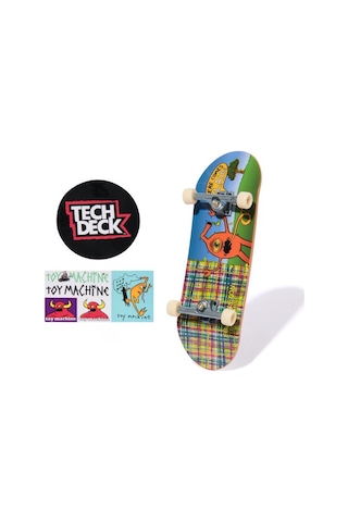 Tech Deck Toy Machine Ed Templeton Karakter Grafik Parmak Kaykay