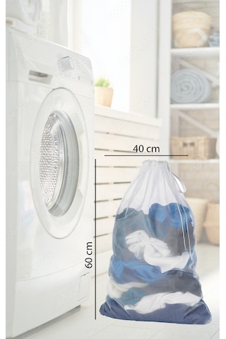 Çamaşır Yıkama Filesi Mega Boy 40x60 Cm Beyaz Çamaşır Yıkama Filesi Mega Boy 40x60 Cm Beyaz