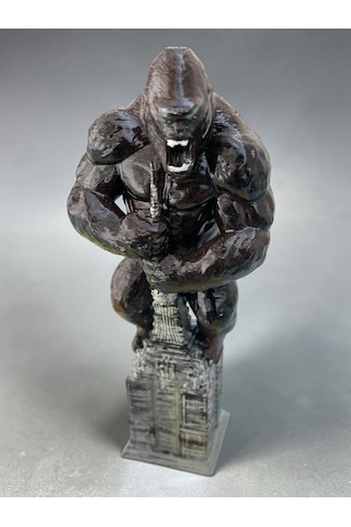 King Kong Koleksiyonluk Figür Heykel Empire State Dekoratif Biblo 15 Cm