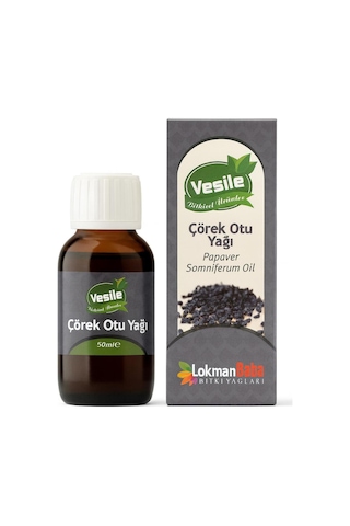 Vesile Soğuk Sıkım Çörekotu Yağı + Hint Yağı + Kabak Çekirdeği Yağı 3 x 50 ML