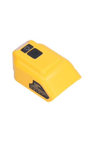 Maiyame Dewalt 14v-22v Li-ıon Pil Çevirici: Usb 5v 2.1a Çift Port + 12v 2a Çıkış, Led Acil Işık, Kamp Ve Gece Yürüyüşleri İçin Dcb090