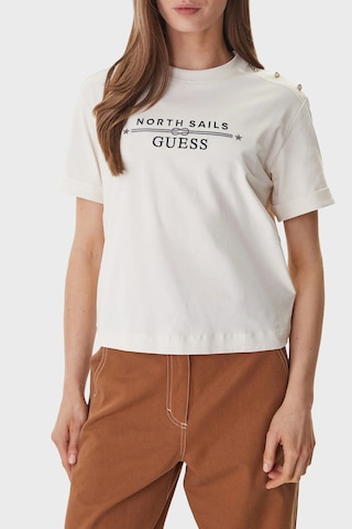 Guess Bayan T Shirt W6gı03 K2657 G012 Beyaz BEYAZ