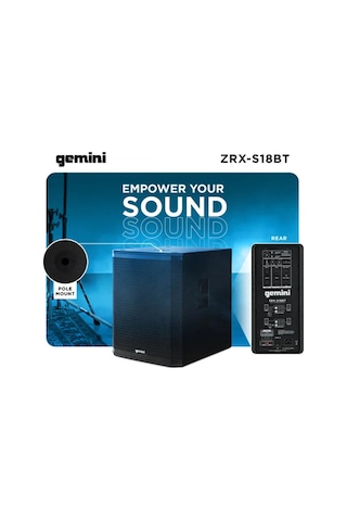 Zrx-s18bt 18" Subwoofer