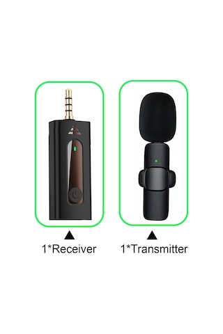 Daytona K35 Wireless Kablosuz Jaklı Çift Yaka Mikrofon