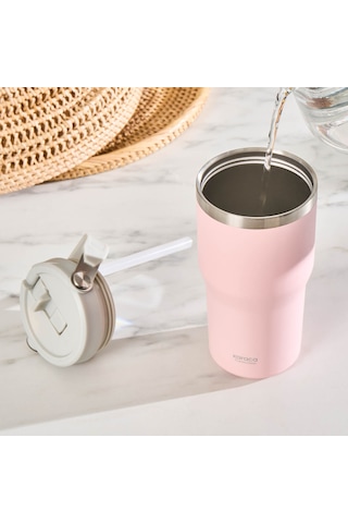 Karaca Star Ice Çelik Sızdırmaz Termos 550 ML Pembe