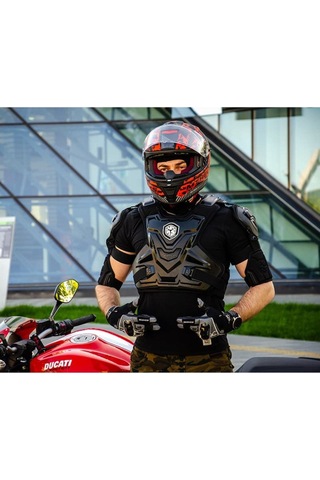 Motosiklet Body Armor Cross Giysi 360 Derece Zırh Full Koruma Mont Body