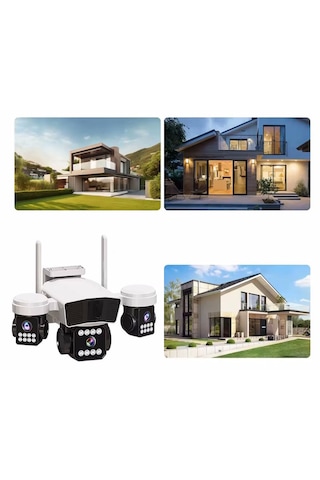 O-kam 3036pro, 9mp, Wifi, 3 Lens, Akıllı Kamera, İnsan Algılama