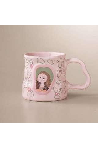 Karaca Canvas Pembe Kupa 380 Ml