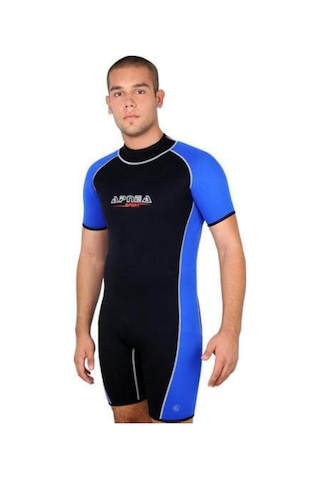 - Sport Shorty 3 Mm Dalış Elbisesi L Mavi / Siyah