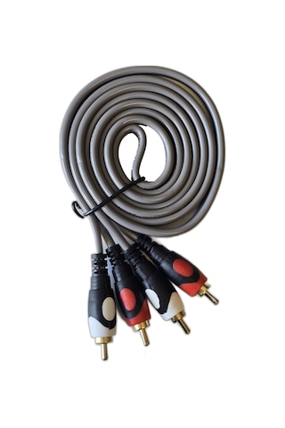 2 Rca 2 Rca Stereo Ses Kablosu 1.5m Amfi Tv Hoparlör Ses Sistemi Bağlantı Kablosu