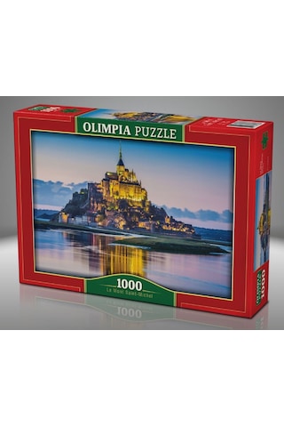Olimpia 1000 Parça Mont Saint-Michel Manstırı Puzzle