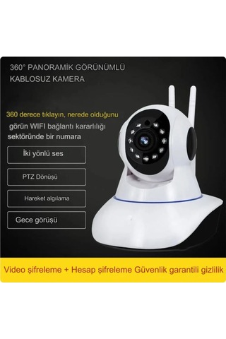 Yapay Zekalı Hareket Takip Sensörlü Sesli Canlı İzlenebilen Bebek