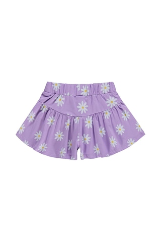Civil Girls Papatya Desenli 2-5 Yaş Etek - Lila