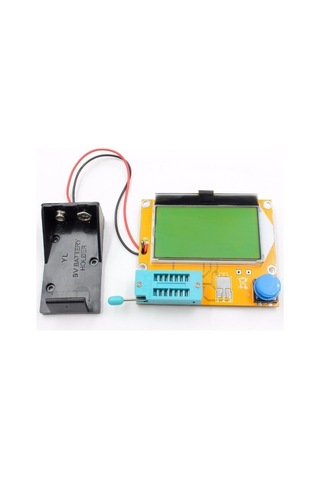 Agoodshop Arkadan Aydınlatmalı Lcd Ölçüm Aracı Dijital Multimetre Diyot Gerilimi
