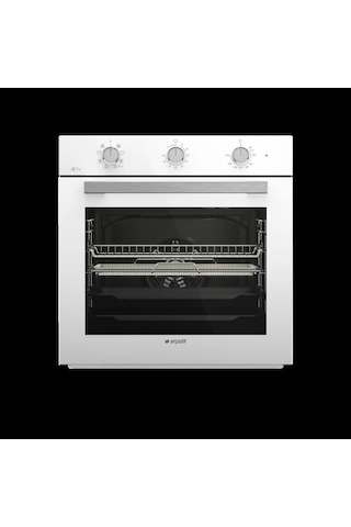 Arçelik AFC 240 B - ADE 605 HB - OMD D 611 EB Beyaz Cam Şık Ankastre Set