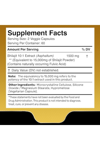 Wellnees Labs Himalayan Shilajit For Men Energy And Immune Suppor
