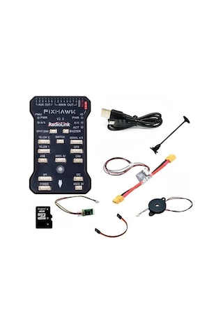 Radiolink Pıxhawk V3.0 Güç Modülü +güvenlik Anahtarı +bağlantı Kablosu +tfcard 4g + Buzzer+ Montaj Köpüğü