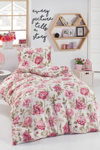 Enlora Home Junior Nevresim Seti Tek Kişilik Care Pembe