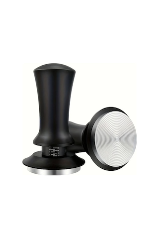 Honeybeeshop Munden's 53,3 Mm Paslanmaz Çelik Espresso Karıştırıcı Kalibrasyon Yaylı 13,61kg Ev Baristaları İçin Dayanıklı Gıda Güvenli Tasarım Espresso Makinesi Aksesuarı Ahşap