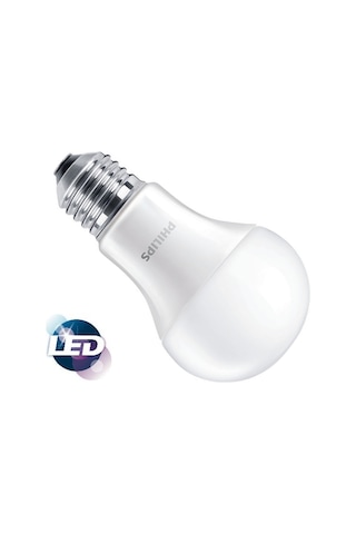 Philips 8.5W 60W Eş Değer Led Ampul Dim Edilebilir 2700K Sarı 10 Adet-8.5W 60W
