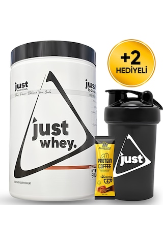 Just Nutrition Whey Protein Tozu + Karbonhidrat 900 Gr 18 Servis Çikolata + Shaker + Protein Kahve Çikolata Aromalı