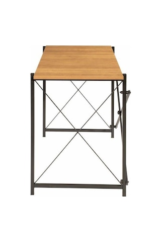 Modern Metal Ayaklı Masa 100 50 75 Cm Çok Renkli