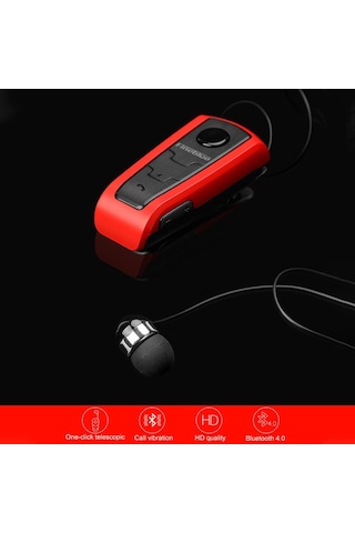 Fineblue F910 Csr4.1 Geri Çekilebilir Kablo Arayan Titreşim Hatırlatma Hırsızlığa Karşı Bluetooth Kulaklık Altın