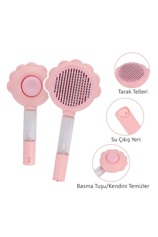 Spreyli Paslanmaz Çelik Telli Kedi Fırçası